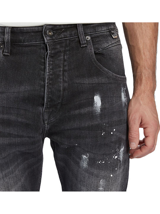 Alex Herren Jeanshose mit Relaxed Verjüngt Passform Gray 10668