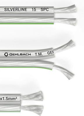 Oehlbach Sp-15 Silverline Cablu pentru boxe Neîncheiat 10m (D1C180)