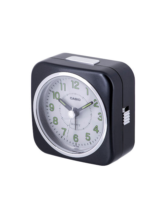 Casio Επιτραπέζιο Ρολόι με Ξυπνητήρι Μαύρο TQ-143S-1E