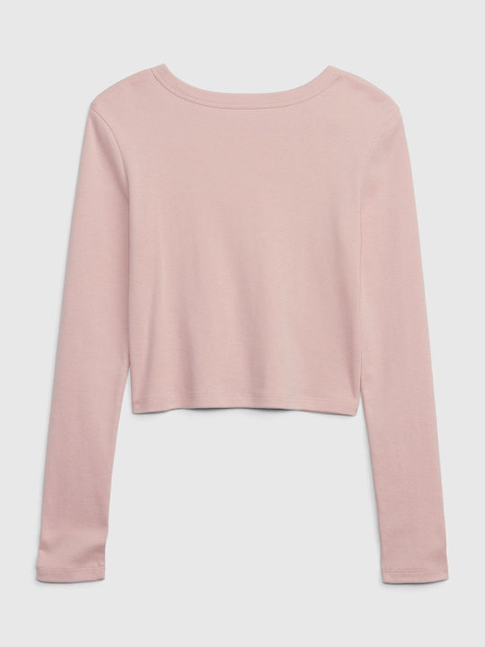 GAP Kids Blouse Long Sleeve Pink