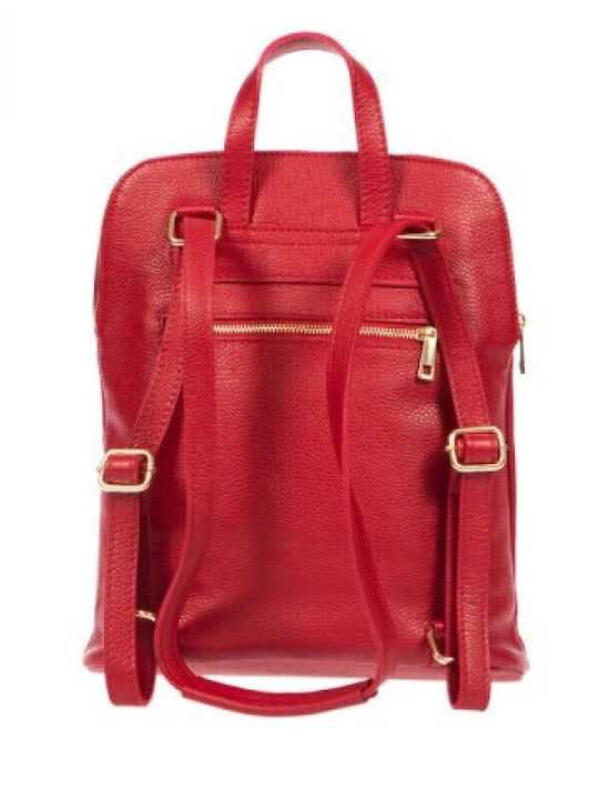 Karras Leather Women's Bag Backpack Red