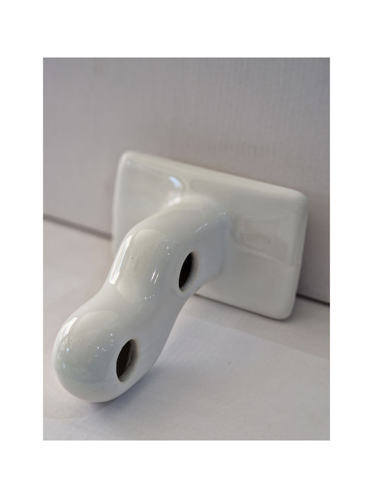 Vitruvit Double Wall-Mounted Bathroom Rail White