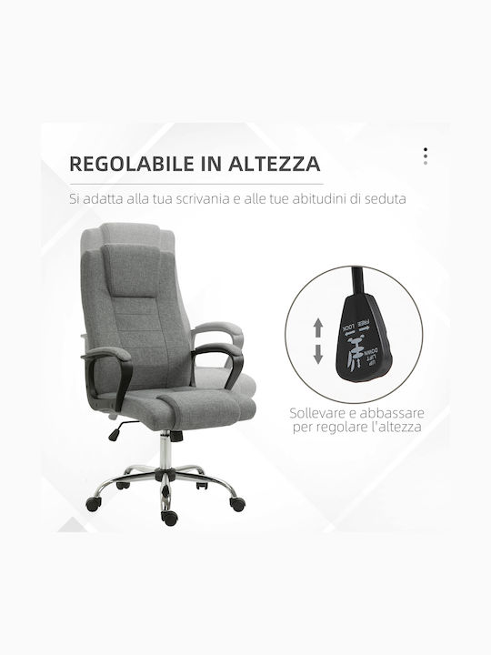 Vinsetto Office Chair With Grey Recline