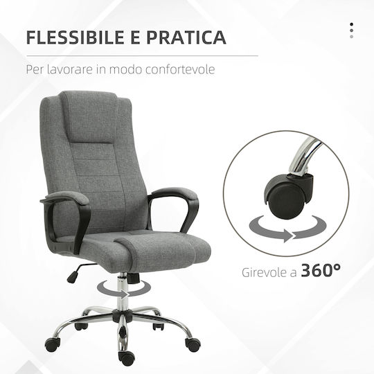 Vinsetto Vinsetto Bürostuhl Mit Neigen Grau