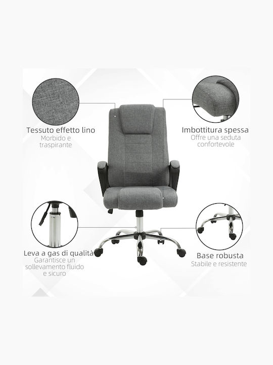 Vinsetto Office Chair With Grey Recline