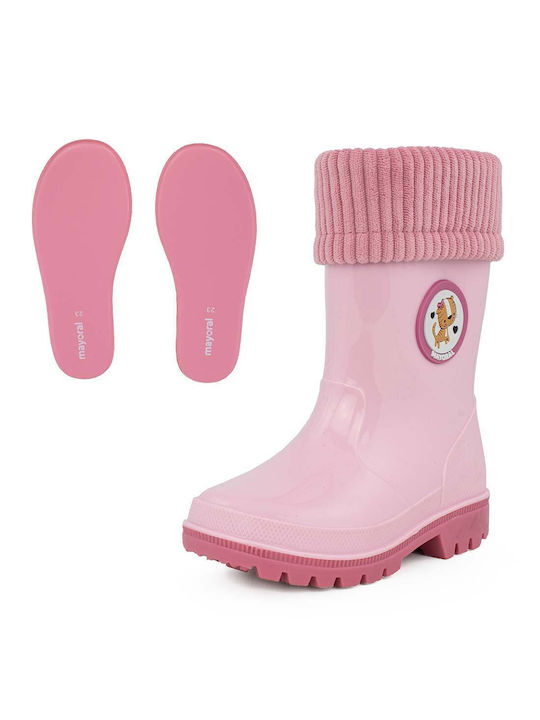 Mayoral Kids Wellies Pink