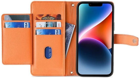 Zipper Wallet Πορτοκαλί (Realme C11 2021)