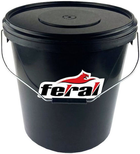 Feral Plastic Waste Bin 18lt Black