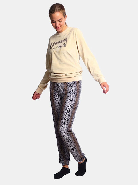 Dreams by Joyce Winter Women's Pyjama Set Beige