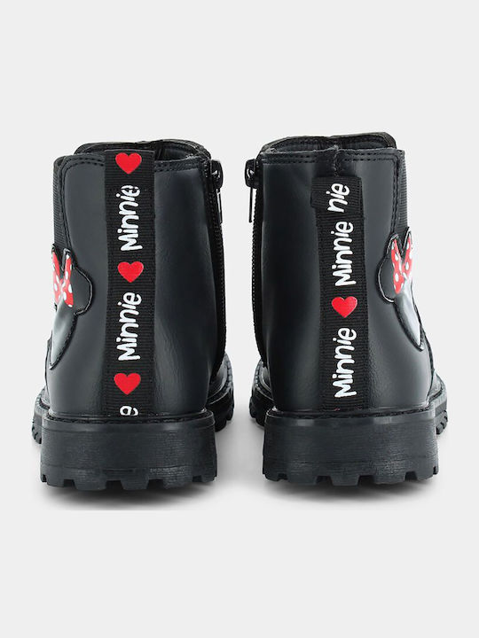 Boot Παιδικά Μποτάκια με Φερμουάρ Μαύρα