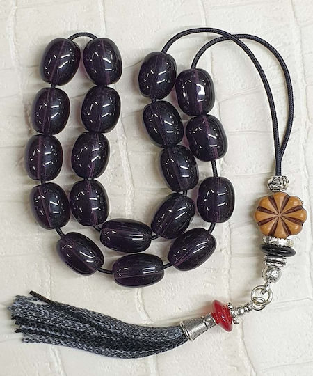Roloi Komboloi Worry Beads Purple 31cm