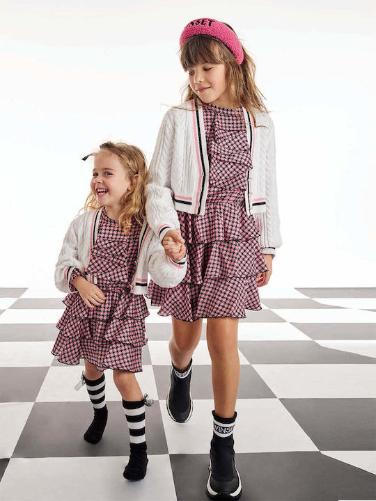 Twinset Mädchen Kleid Fuchsie