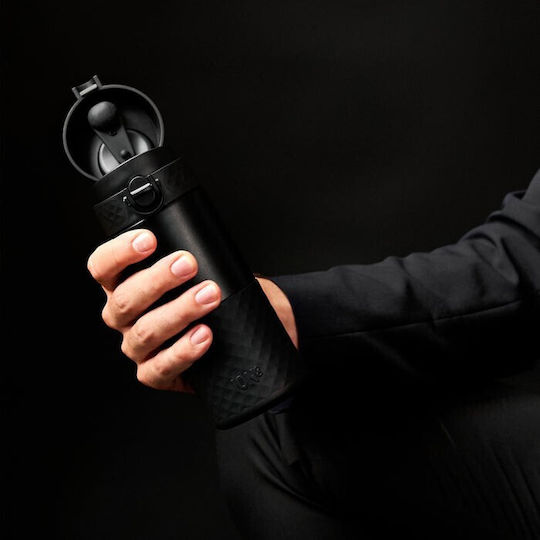 Ion8 Рециклируема Бутилка Термос Неръждаема Стомана Без BPA 360ml Черен