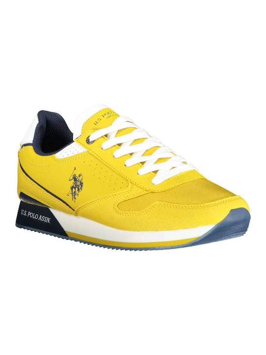 U.S. Polo Assn. Ανδρικά Sneakers Κίτρινα