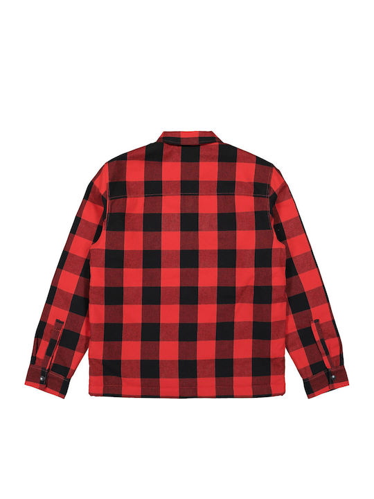 Dickies Sacramento Φανελένιο Overshirt Κόκκινο