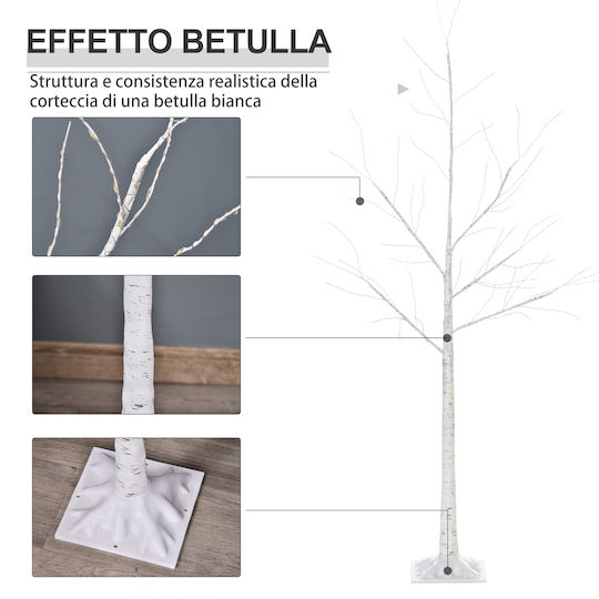 Beleuchtet Weihnachtsdekoration Baum 20cm Elektrisch Weiß