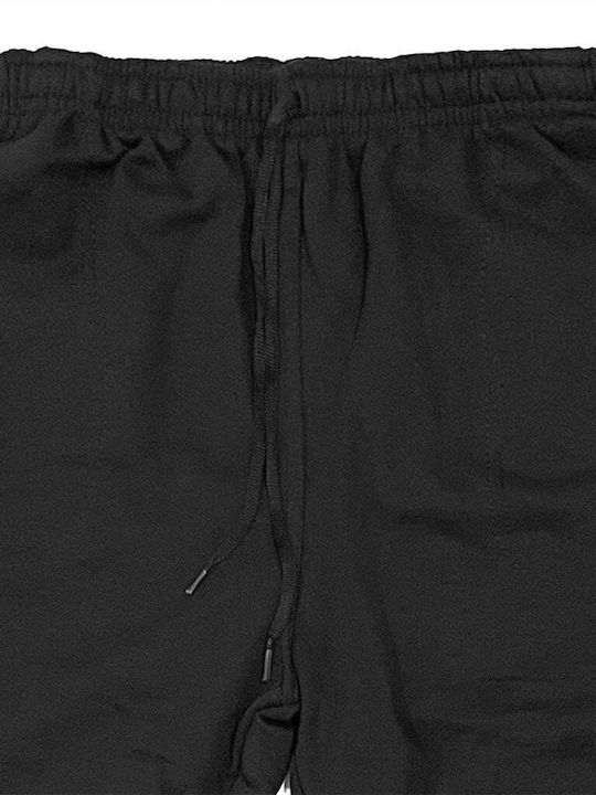 Ustyle Men's Sweatpants with Rubber Black