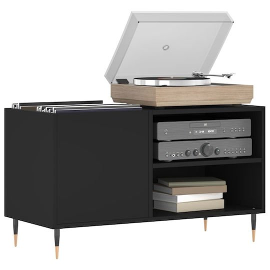 vidaXL Hi-Fi Furniture Black 38x85x48cm