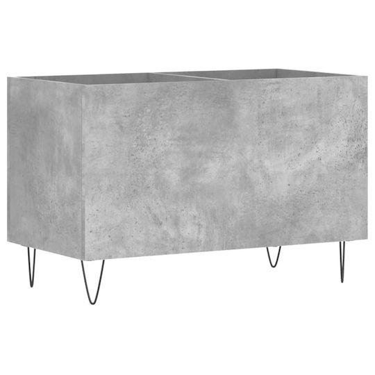 vidaXL Мебел за Hi-Fi Сив 38x74.5x48см