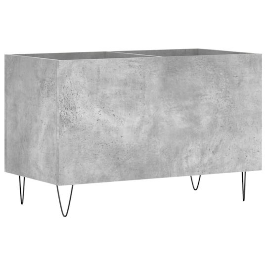 vidaXL Мебел за Hi-Fi Сив 38x74.5x48см