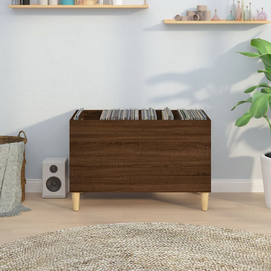 vidaXL Мебел за Hi-Fi Кафяв 38x74.5x48см
