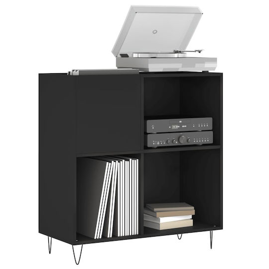 vidaXL Hi-Fi Furniture Black 38x84.5x89cm