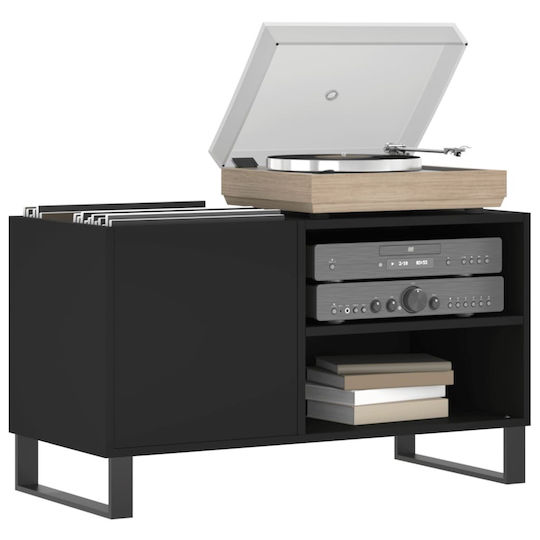 vidaXL Hi-Fi Möbel Schwarz 38x85x48cm