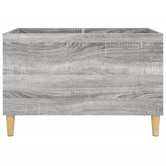 vidaXL Мебел за Hi-Fi Сив 38x74.5x48см