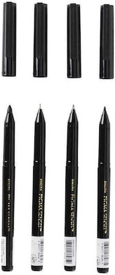 Sakura Pigma Design Markers Black 4pcs