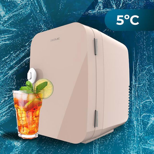 Cecotec Rio Ψυγείο Καλλυντικών 4lt με Λειτουργία Θέρμανσης Μπεζ