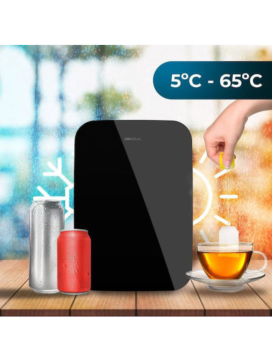 Cecotec Bahamas Ψυγείο Καλλυντικών 6lt με Ράφι & Λειτουργία Θέρμανσης Μαύρο