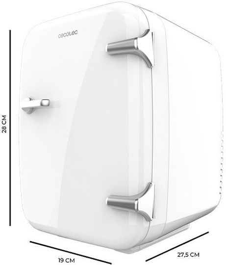 Cecotec Habana Cosmetic Refrigerator 4lt With Heating Function White