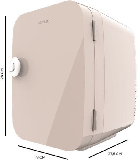 Cecotec Rio Ψυγείο Καλλυντικών 4lt με Λειτουργία Θέρμανσης Μπεζ