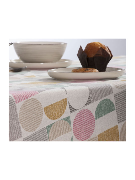 Nef-Nef Homeware Tablecloth Cotton Stain Resistant Plural Multi 140x180cm 034287