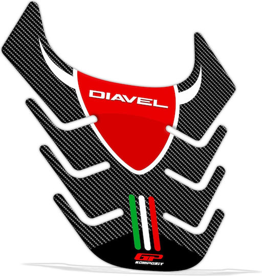 Ducati Αυτοκόλλητο Προστατευτικό Ρεζερβουάρ Μαύρο
