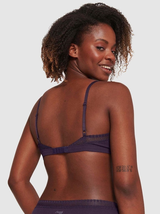 Sloggi Go Ribbed Lila Damen Bralette-BH