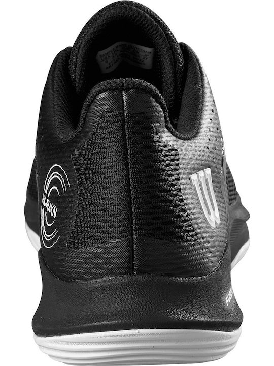 Wilson Hurakn 2.0 Ανδρικά Παπούτσια Padel για Όλα τα Γήπεδα Μαύρα