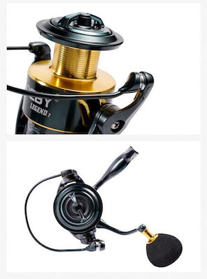 Noeby Legend Left Handed Fishing Reel for Casting, Eging, Inchiku, Shore Jigging, Vertical and Trolling με Αμφιδέξιο Χερούλι