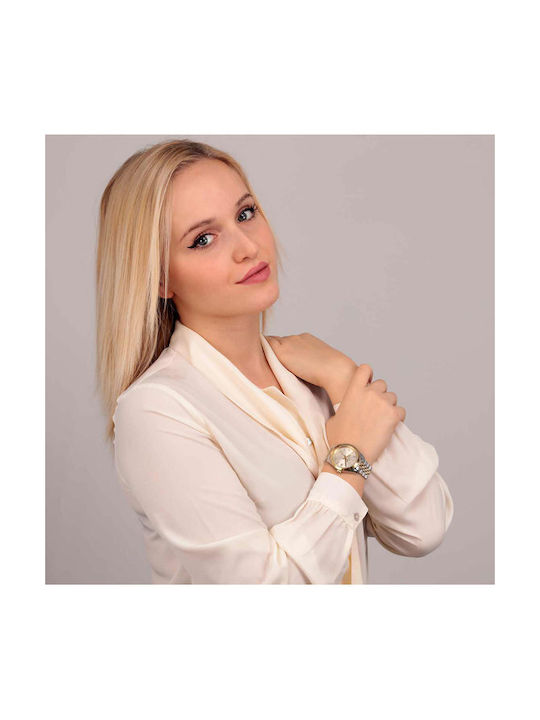 Lucien Rochat Ρολόι Μπαταρίας με Μεταλλικό Μπρασελέ Lucien Rochat Ρολόι Μπαταρίας με Μεταλλικό Μπρασελέ