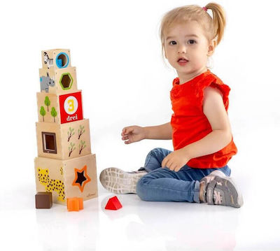 Spielmaus Activity Cube made of Wood