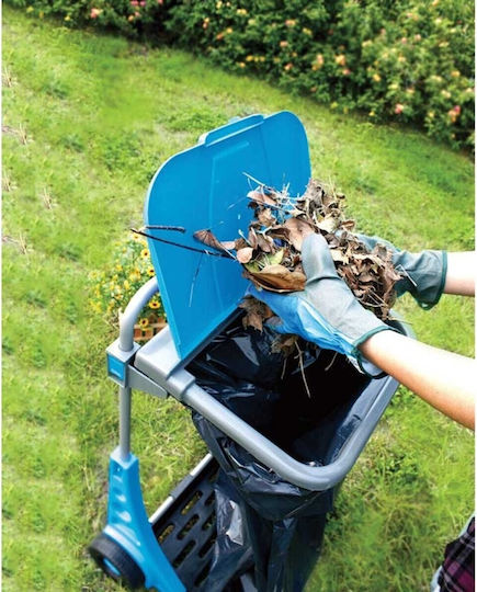 AquaCraft Coș De Gunoi Metalic Albastru 120lt