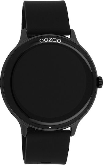 Oozoo Q00134 45mm Smartwatch με Παλμογράφο (Μαύρο)