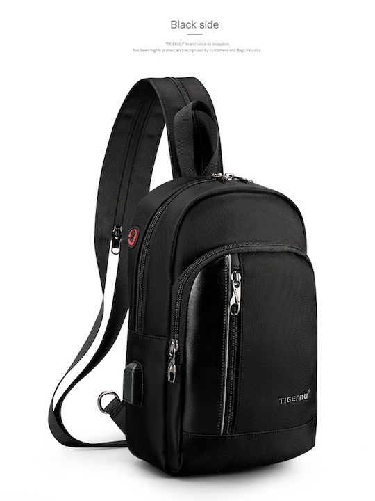 Herrentasche Schulter / Crossbody Schwarz