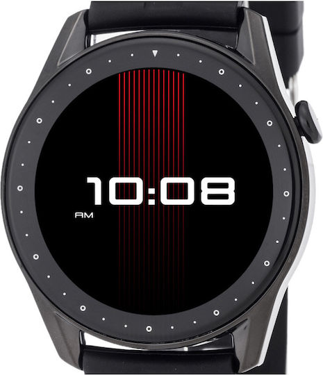 3Guys 3GW4651 45mm Smartwatch με Παλμογράφο (Μαύρο)