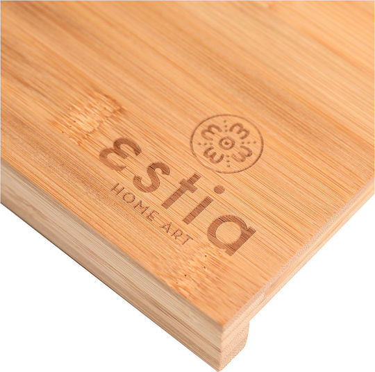 Estia Essentials Επιφάνεια Κοπής από Μπαμπού Καφέ 48x38cm