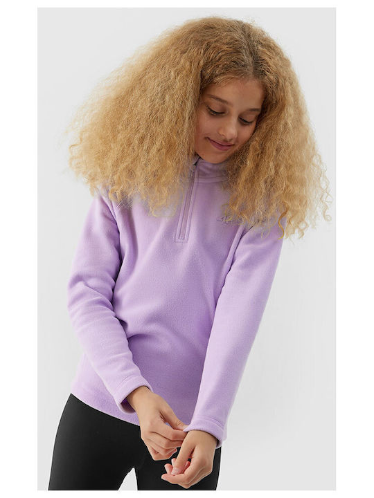 Kinderhemd Langarm Lila