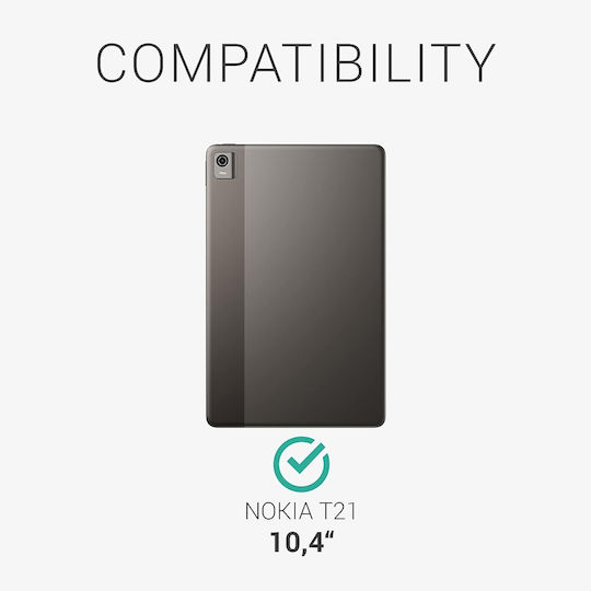 KWmobile Flip Cover Μαύρη (Nokia T21 10.4" 2022)