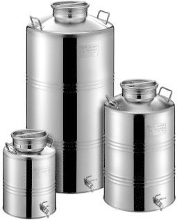 Metal Box Δοχείο Inox Ανοικτού Τύπου Επίπεδο 75lt 15037
