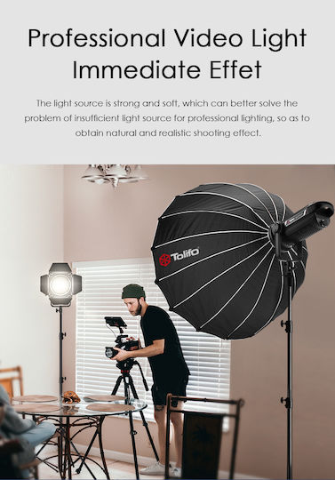 Tolifo Video Ziua 2700 - 6500K 670W cu Luminozitate LUX 110500 Lux