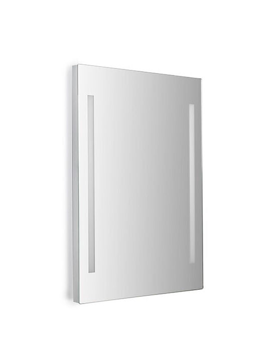 Ebir Iluminacion Правоъгълена Банско Огледало LED с Рафт 80x80см